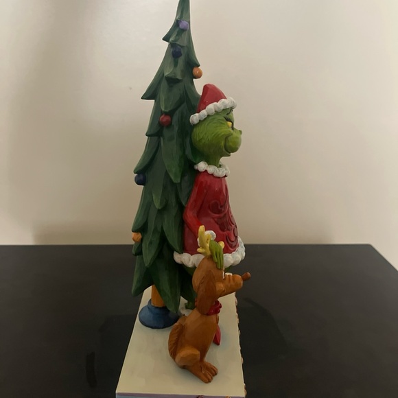 Jim Shore Dr Seuss 6006567 Grinch Max and Cindy Decorating Tree Figurine. No Box - Picture 2 of 10